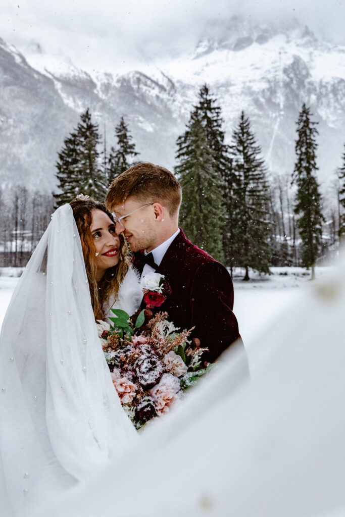 Mountain Elopement couple picture