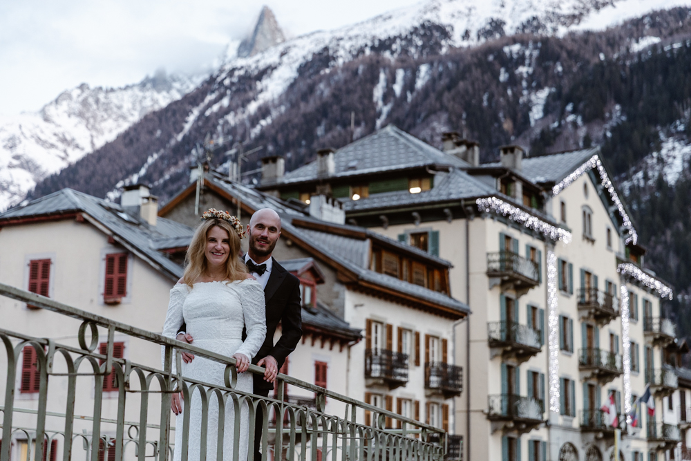 Historic Chamonix elope destination