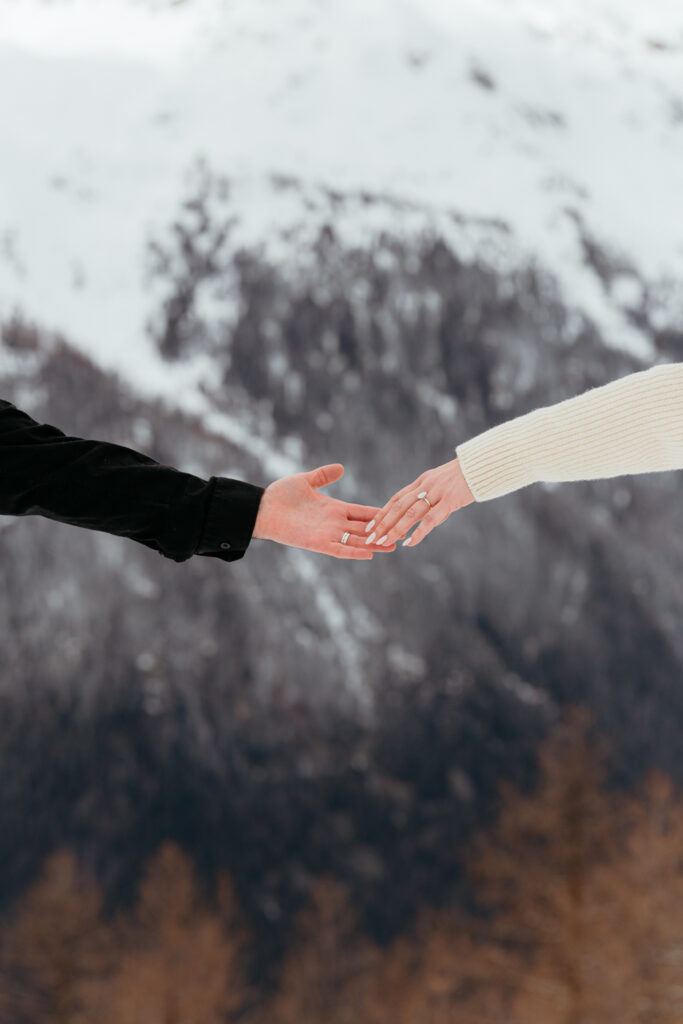 elopement wedding in Chamonix