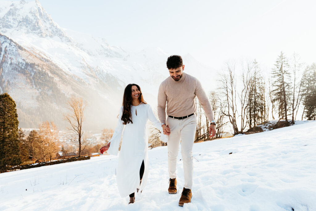 Winter wedding Chamonix