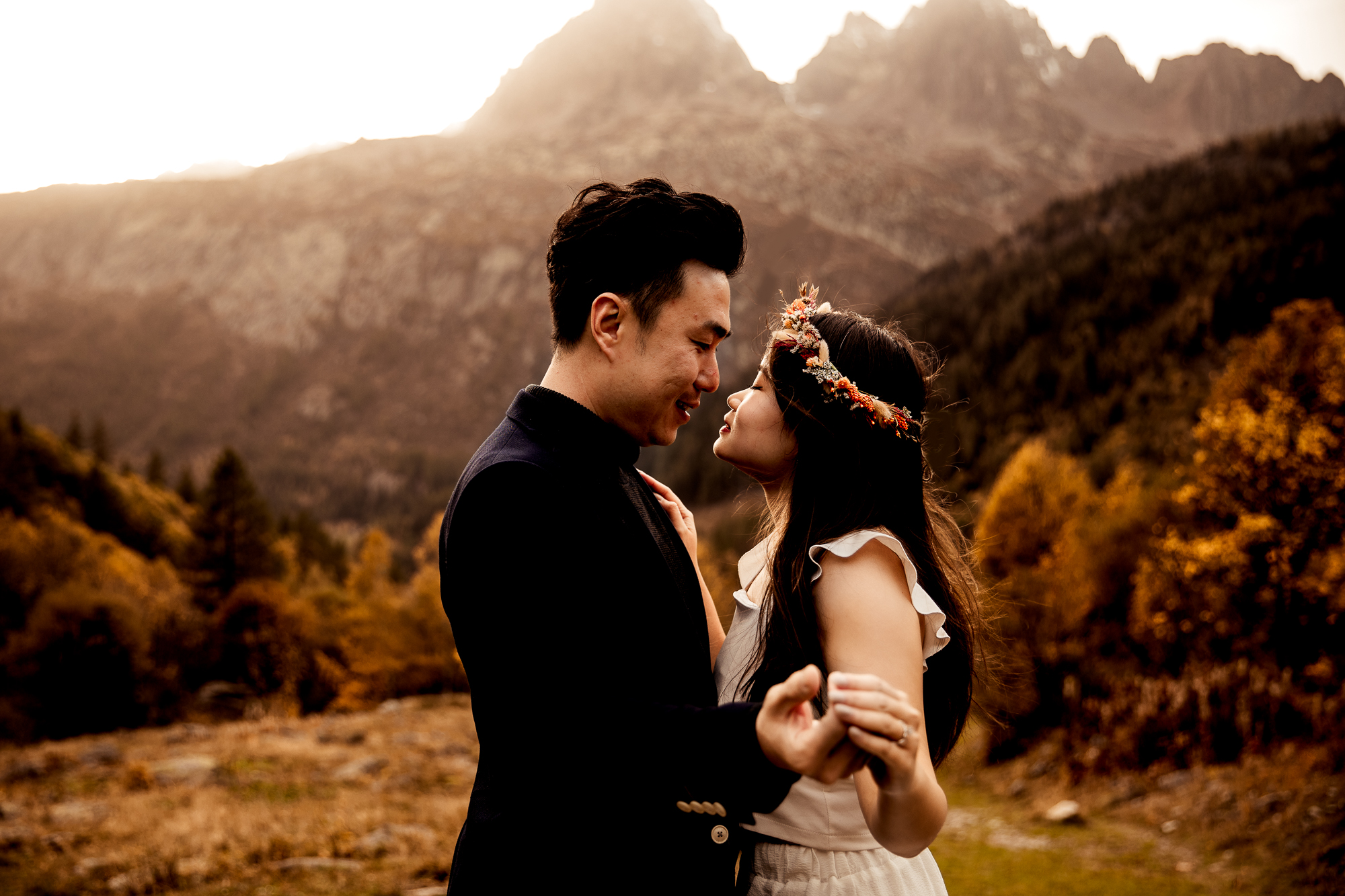 elopement ceremony chamonix