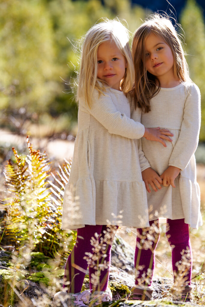 Children in mountains