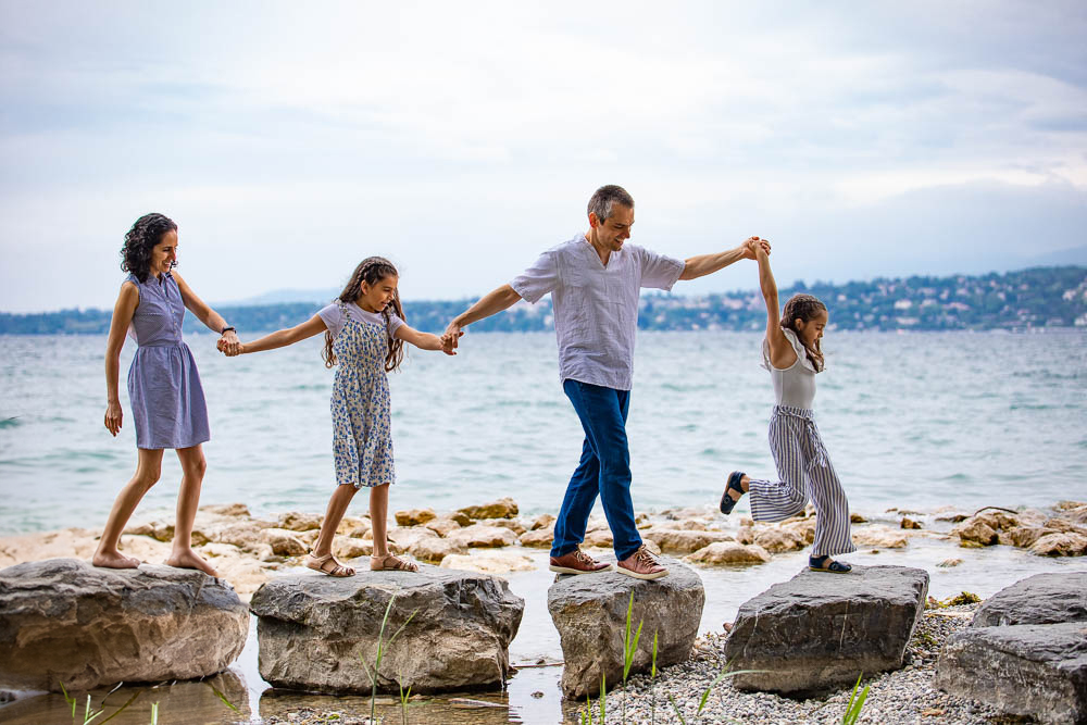 A professional family photo shoot