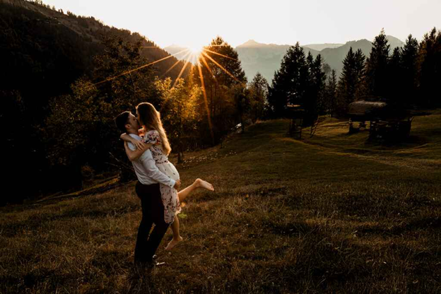 couple photoshoot in Chamonix