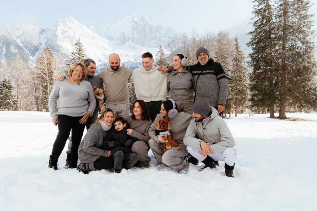 chamonix family photo shoot