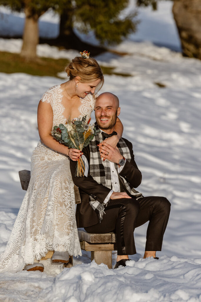 George and Chelsea Wedding Day