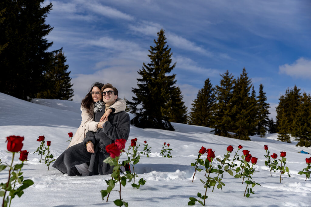 proposal photographer in Chamonix