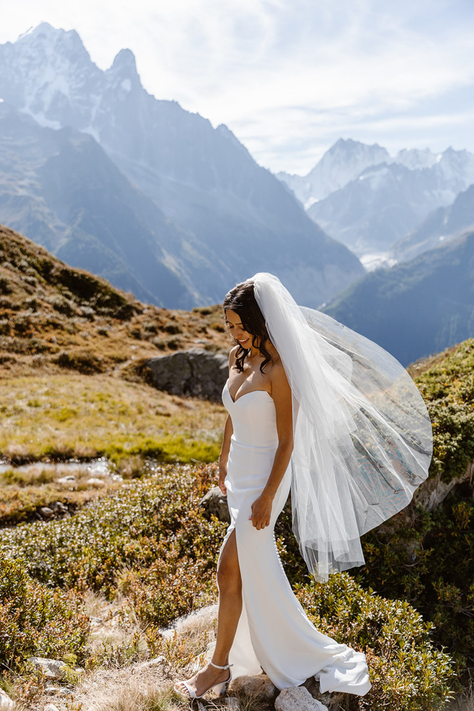 Chamonix wedding in the mountains