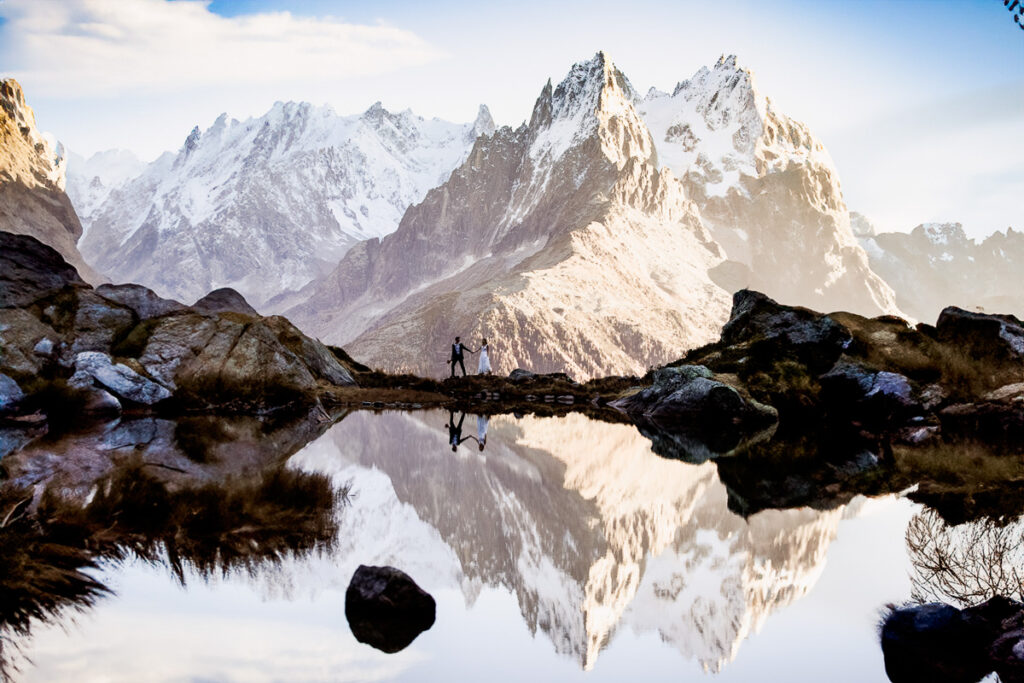 Mariage en petit comité à Chamonix