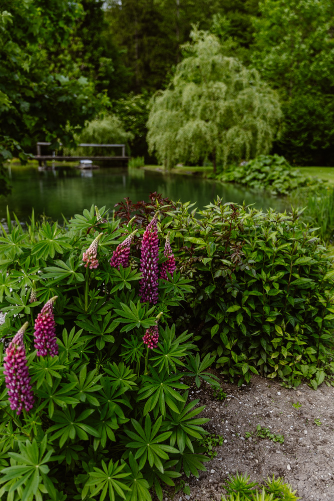 Stunning lake for the wedding ceremony